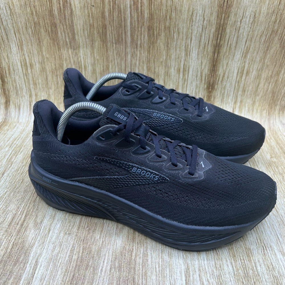 Brooks Ghost 17 Running Shoes Men's Size 9.5 Extra Wide Black 1104424E020